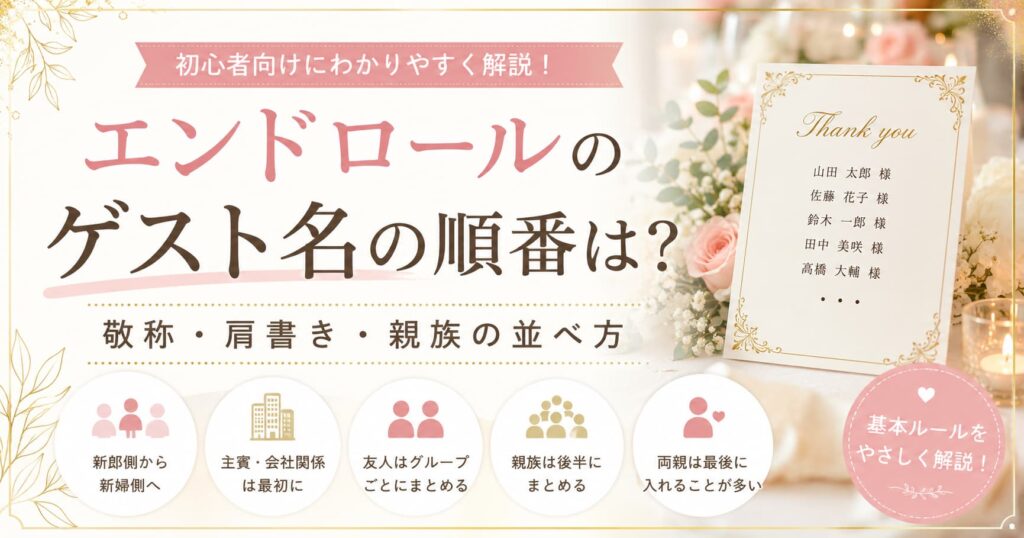 現在の画像に代替テキストがありません。ファイル名: endroll-guest-name-order.jpg