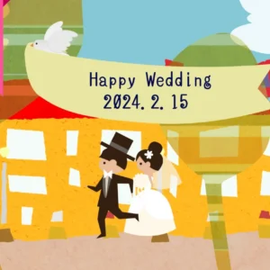 【結婚式オープニングムービー】 スパイファミリー風【ISUM申請代行無しプラン】