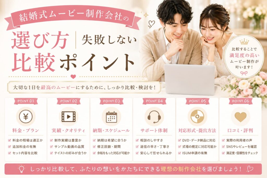 現在の画像に代替テキストがありません。ファイル名: wedding-movie-company-choose.jpg