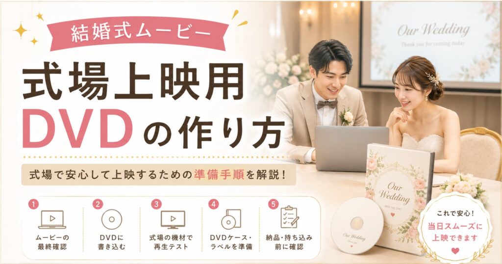 現在の画像に代替テキストがありません。ファイル名: wedding-movie-dvd-conversion.jpg