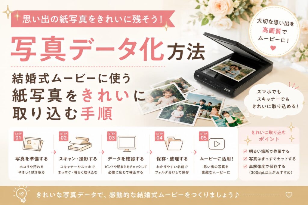 現在の画像に代替テキストがありません。ファイル名: wedding-movie-photo-digitization.jpg