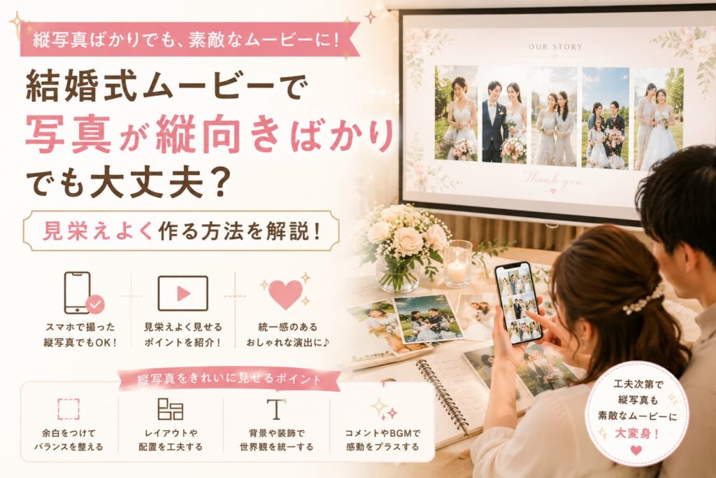 現在の画像に代替テキストがありません。ファイル名: wedding-movie-vertical-photos.jpg