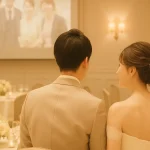 ゲストとの思い出写真をあたたかく残せるmemoryエンドロールのイメージ
